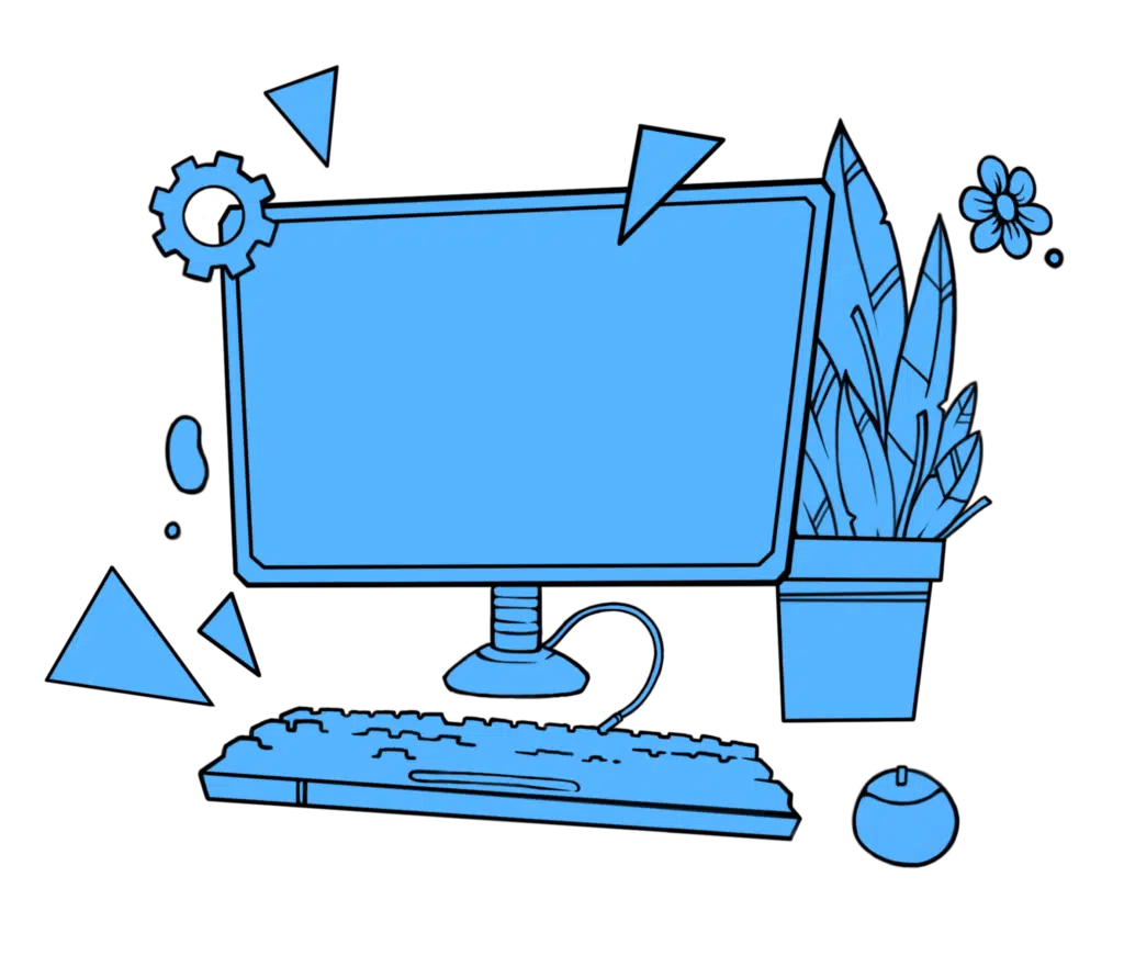 Illustrazione di un computer